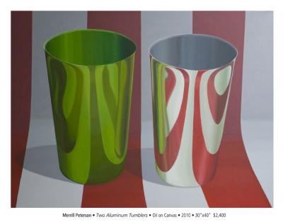Two Aluminum Tumblers by Merrill Peterson