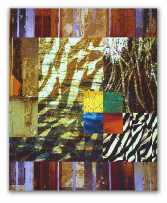 Magic Carpet (Wall Series No. 5) by Michael James